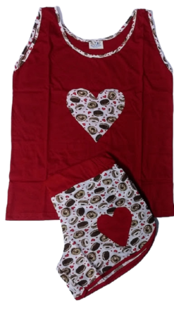 Pijama Feminino Regata Algodão estampado