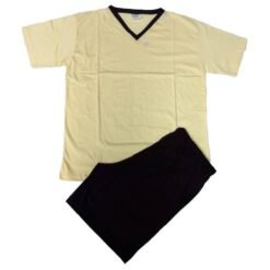 Pijama Masculino Manga curta Algodão com Gola V