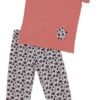 Pijama Feminino manga curta e calça leg Cotton estampado