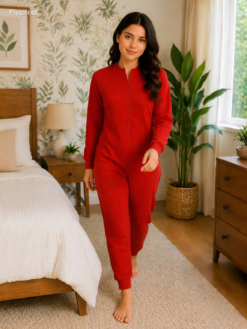 Macacâo Feminino Manga Longa Soft Liso