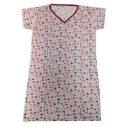 Camisola Feminina Manga curta Malha PV estampada