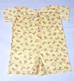 Macacâo Infantil de Menina Regata Malha PV estampado