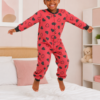 Macacâo Infantil de Menina Manga Longa Soft estampado