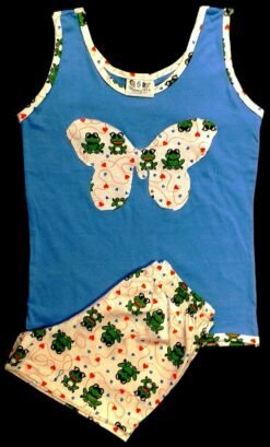 Pijama Infantil de Menina Regata Algodão estampado