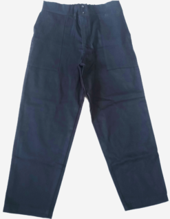 Calça Feminina Longa Sarja com zipper e elástico