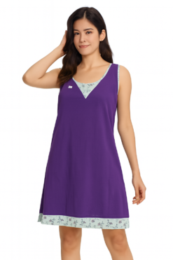 Camisola Feminina Regata Algodão com estampa floral
