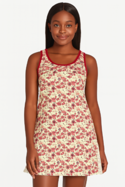 Camisola Feminina Regata Malha PV estampada
