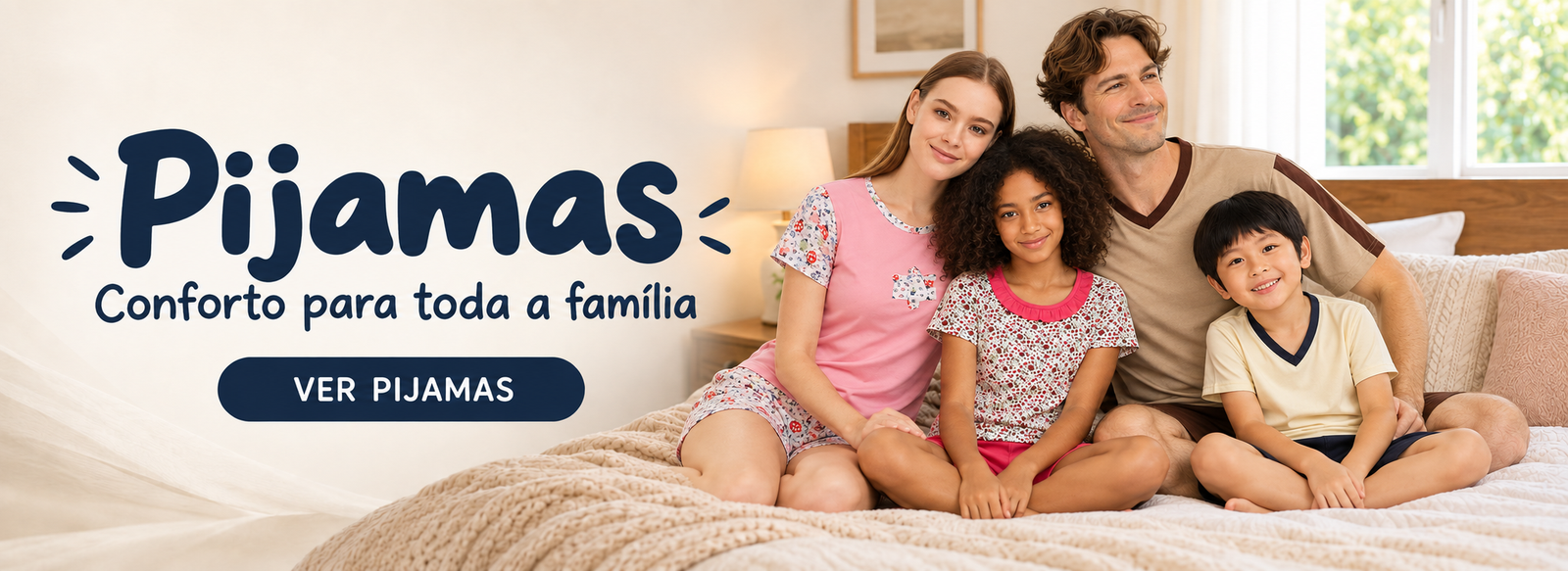 Pijamas: conforto para toda a família