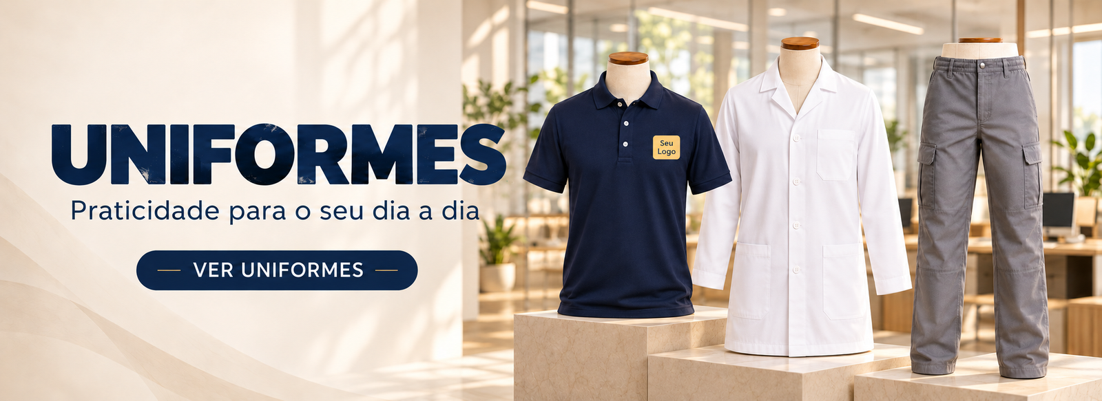 Uniformes: praticidade para o seu dia a dia