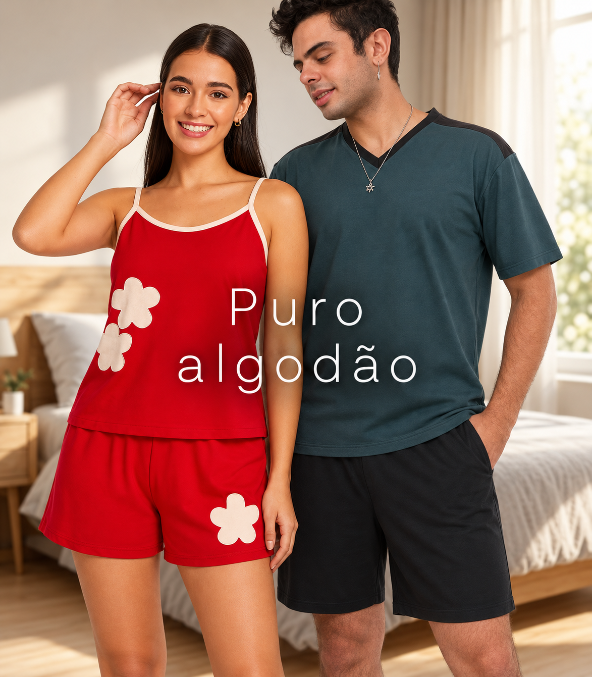 Puro algodão: pijamas BAB0359 e PIJ0070